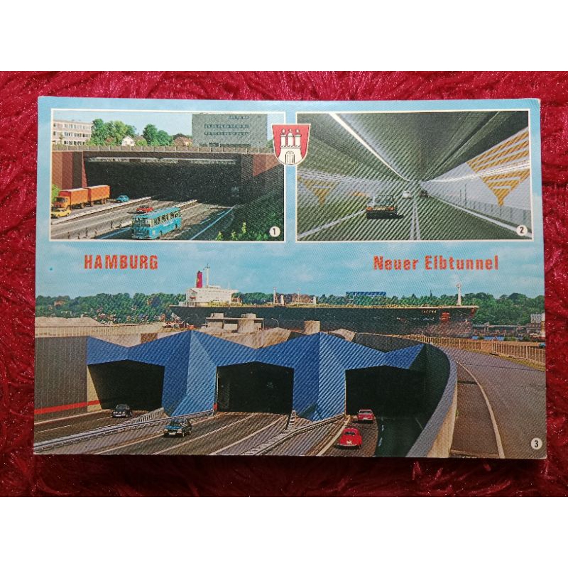 

Post Card Jerman Neuer Elbtunnel UN USED