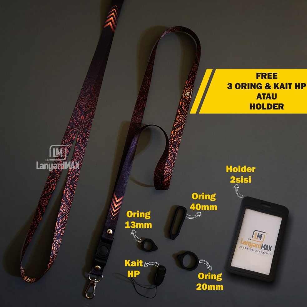 

Penjualan Terpopuler Lanyard Batik Mini Floral 15 cm by LanyardMAX
