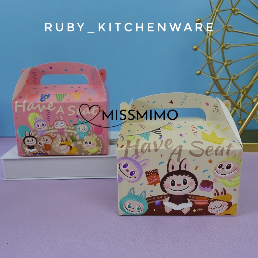 

Gable Box Labubu Souvenir Snack Kado Hamper Gift Hadiah Ulang Tahun Birthday