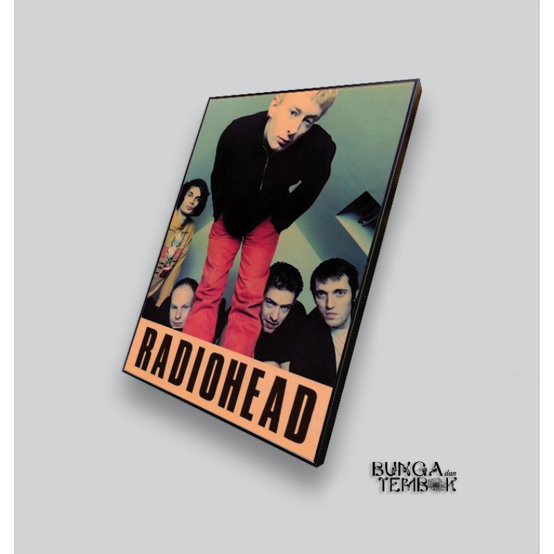 Hiasan Dinding Poster RADIOHEAD + Frame