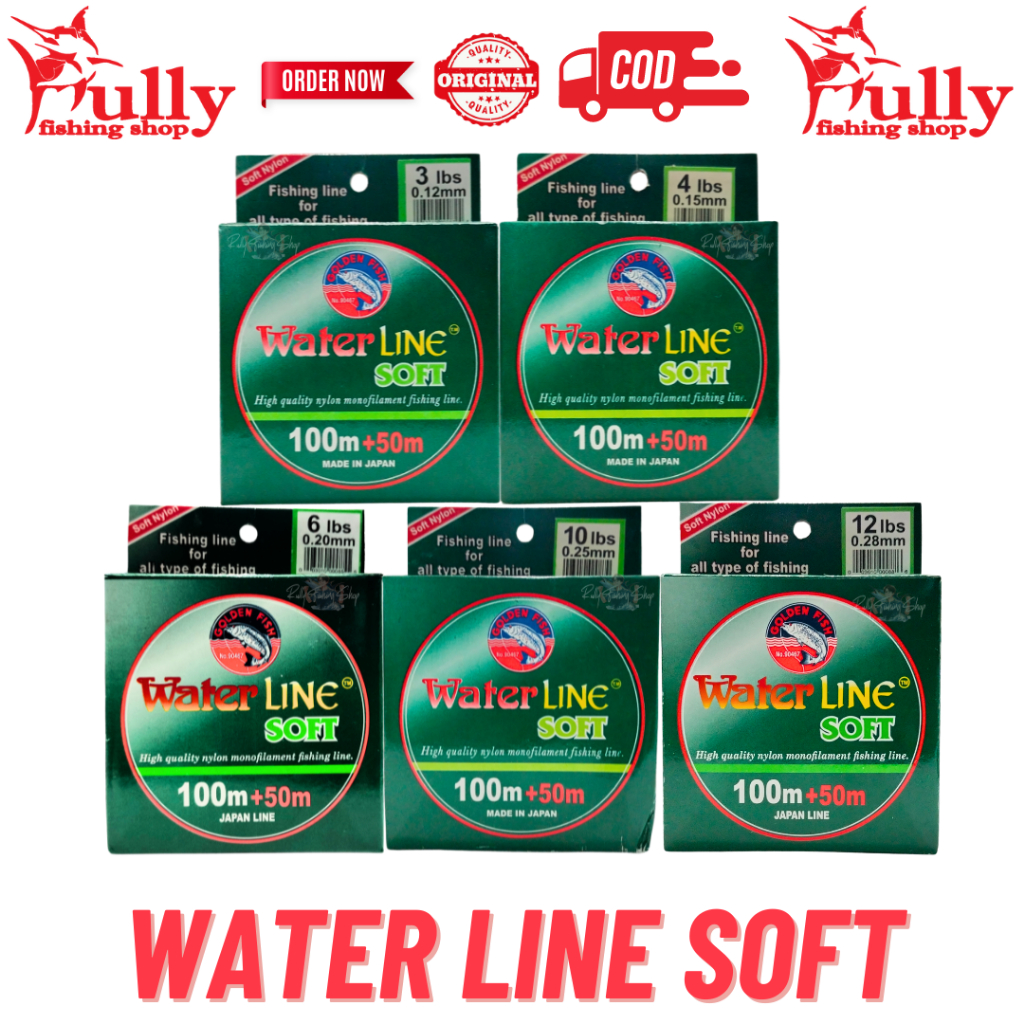 Senar Pancing - Water Line Soft Golden Fish