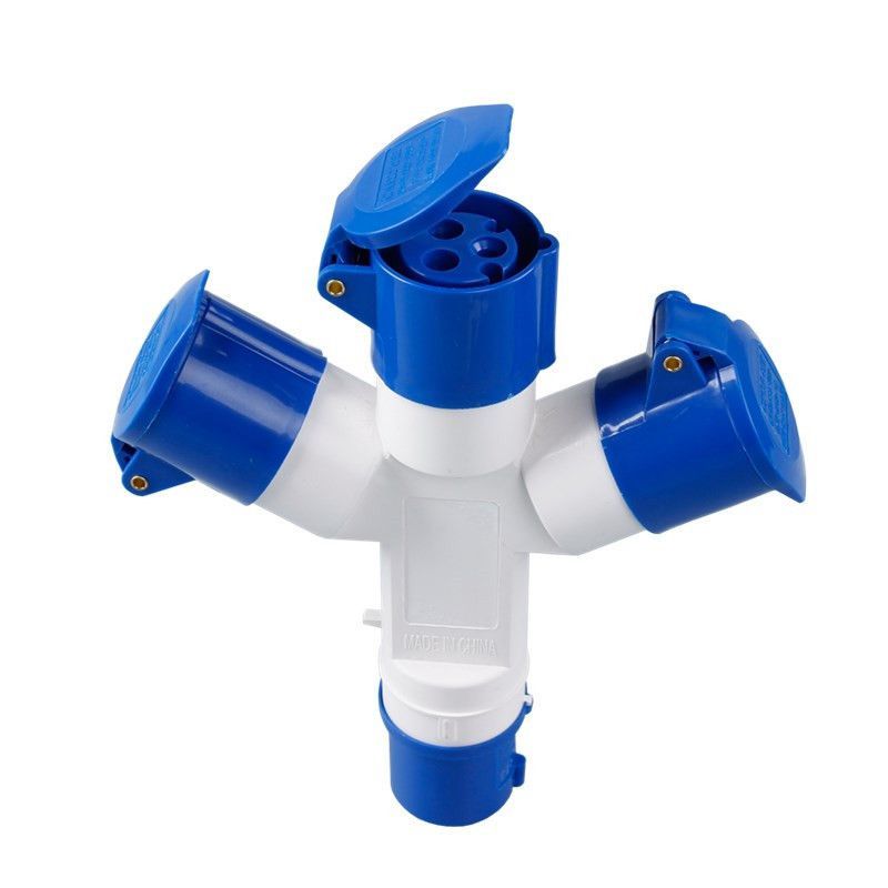 AHS - Industrial Plug Socket 3 Pin 16A Industrial Socket Tee 1013 Industrial Plug Socket