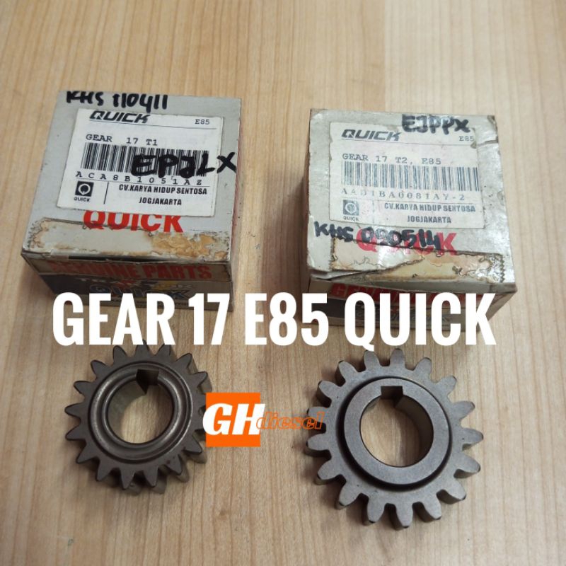 PROMO  GEAR GIGI 17 T1 T2 17T (1) / 17T (2) TRAKTOR  E85 E 85 QUICK