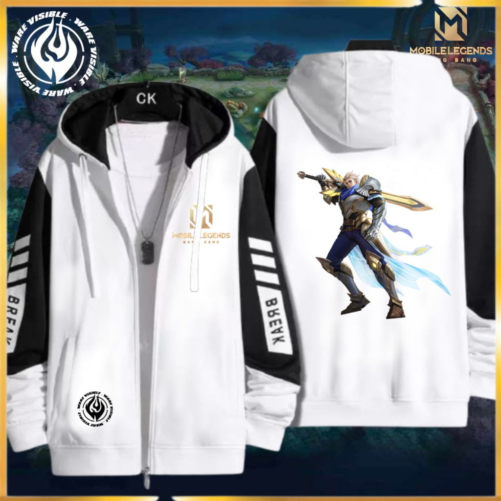 WareVisible Jacket Hoodie ZIPPER ALUCARD LIGHTBORN Oversize Korean Style Unisex Premium FLEECE