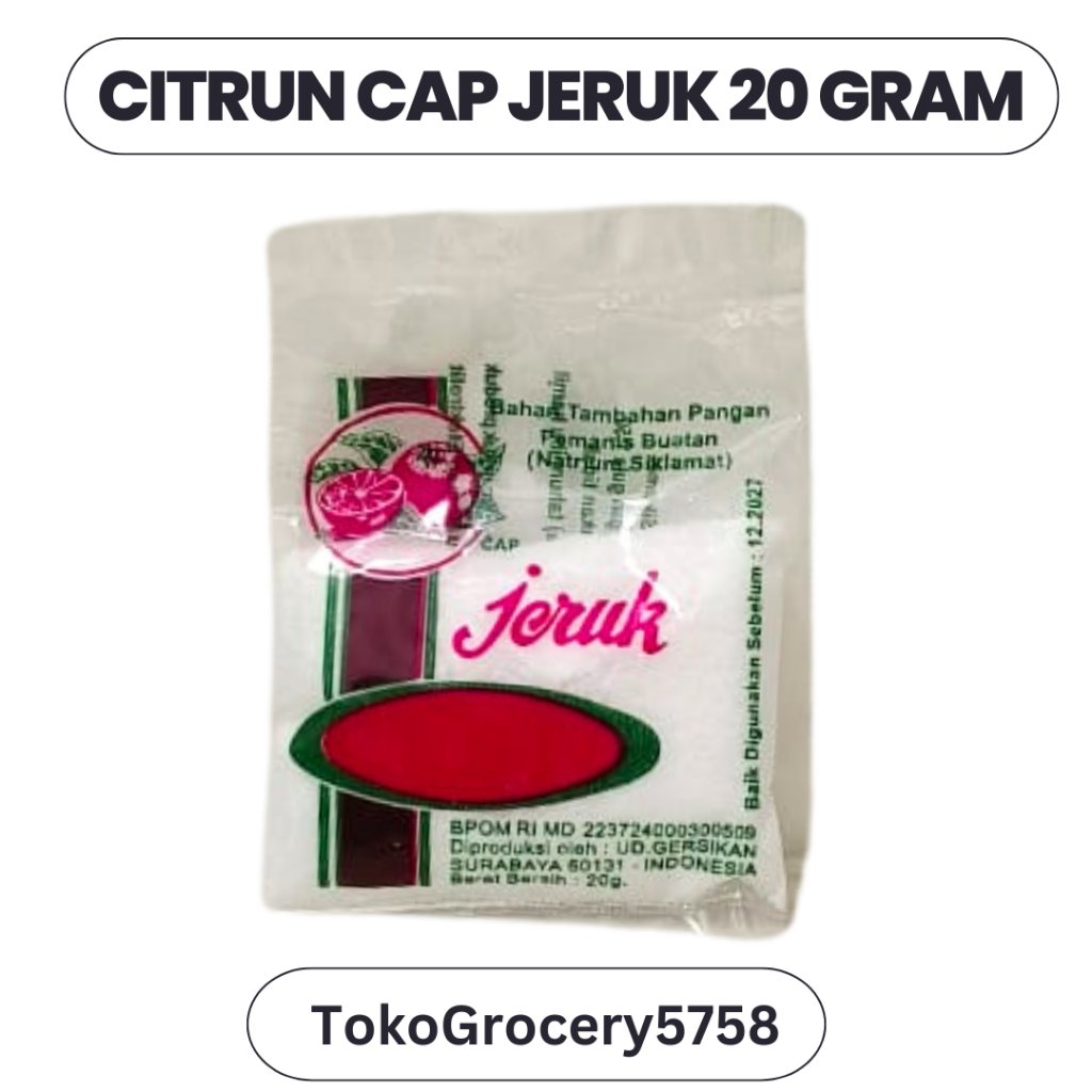 

CITRUN CAP JERUK ISI 50 SACHET 20 GRAM / 1 PACK