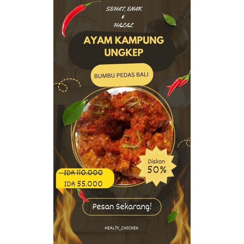 

Ayam frozen - Ayam Kampung Asli Bumbu Pedas Bali