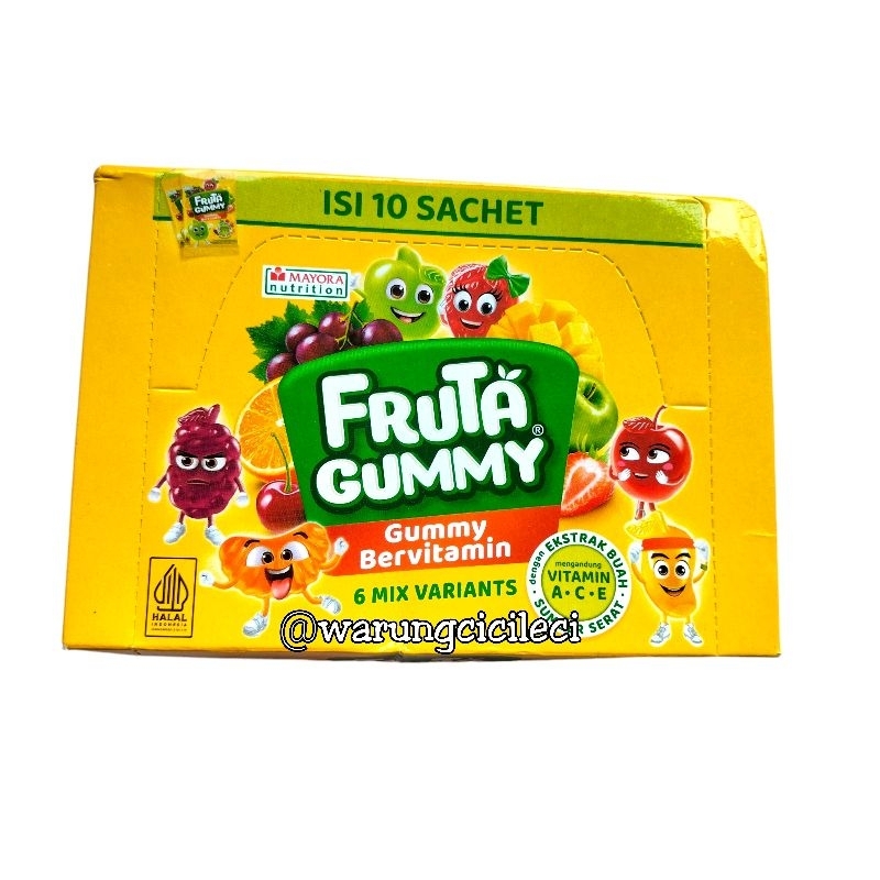 

FRUTA GUMMY 10pcs x 25g ( 1 BOX )
