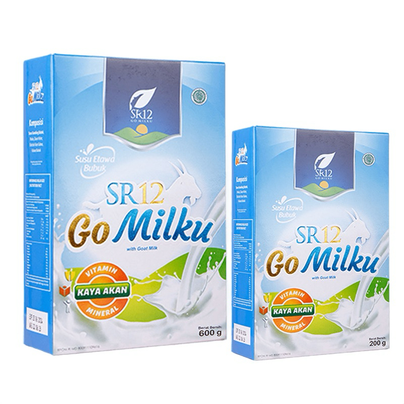 

GO MILKU SR12 SUSU KAMBING ETAWA 200Gr ORIGINAL - Susu Etawa Untuk Tulang & Sendi