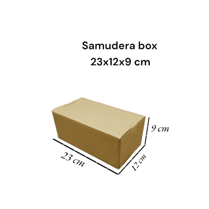 

kardus karton box uk. 23x12x9 cm ST singgle wall polos