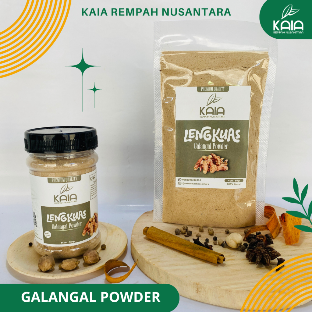 

KAIA Lengkuas - Rempah bumbu dapur bubuk premium