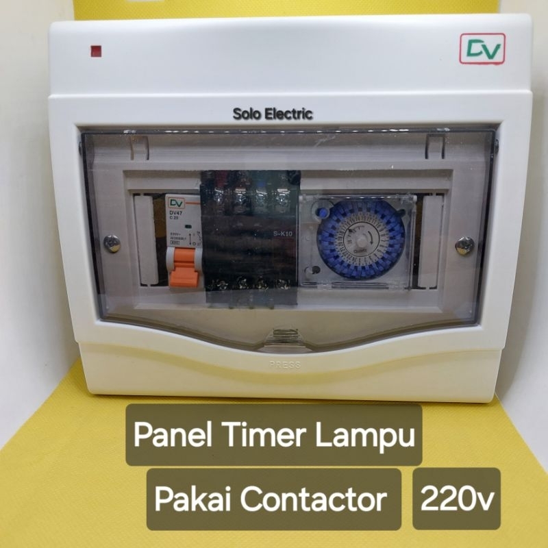 Panel Timer Otomatis / Panel Timer Lampu Otomatis