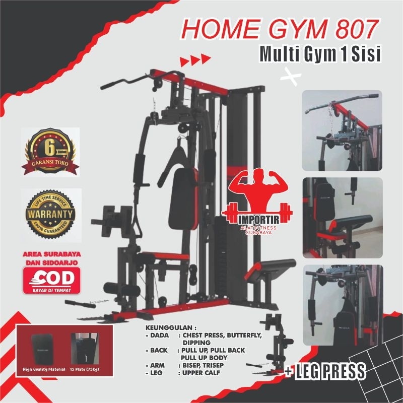 Alat Fitness Home GYM 807 Alat Olahraga Home GYM Multifungsi