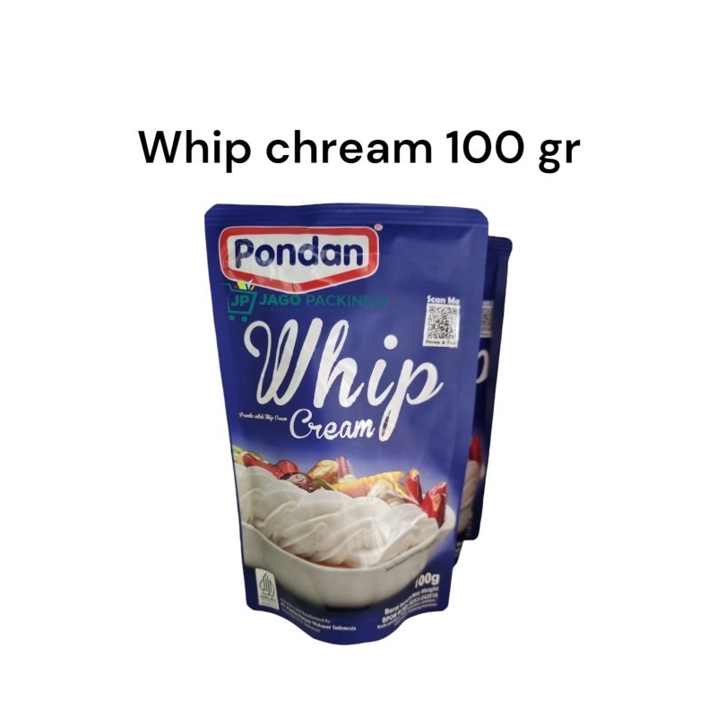 

PONDAM WHIP CREAM 100GR KEMASAN