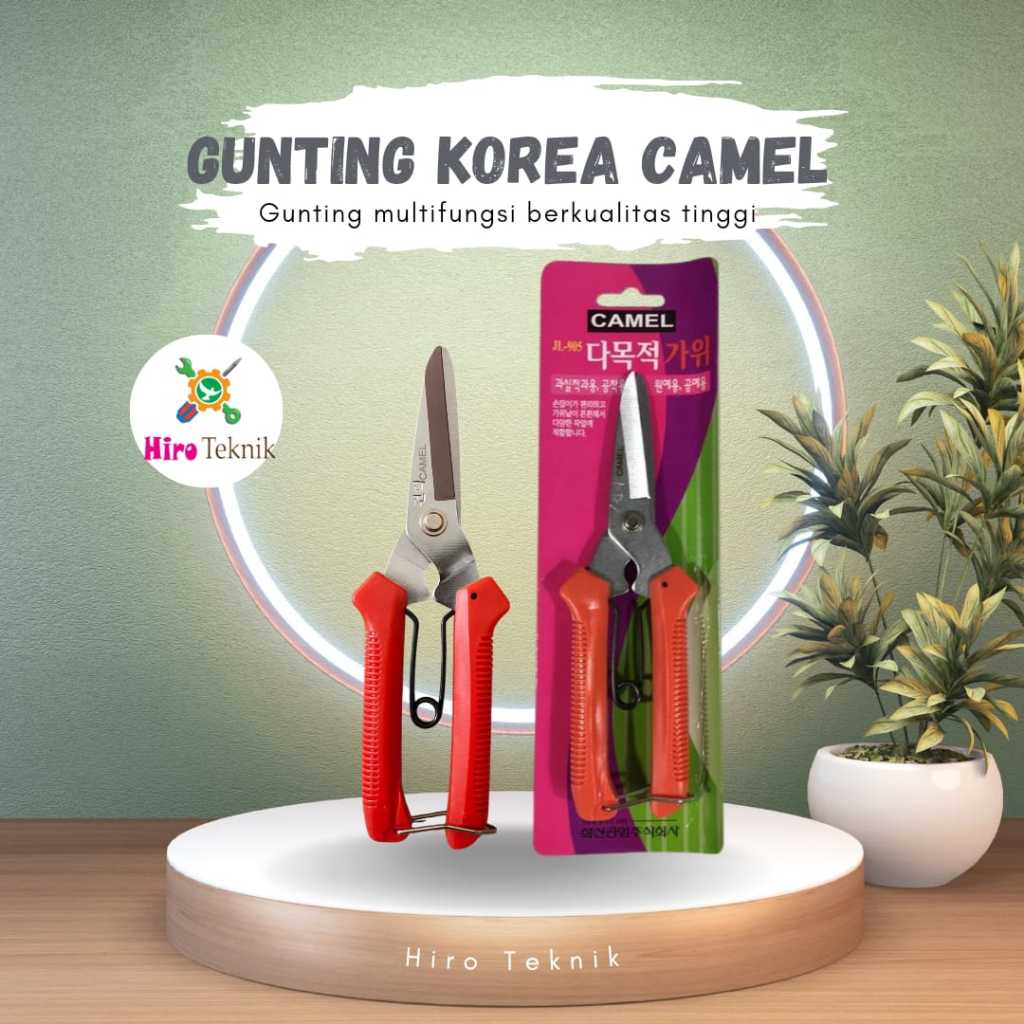 

Gunting KOREA CAMEL - Serba Guna / Scissor KOREA CAMEL