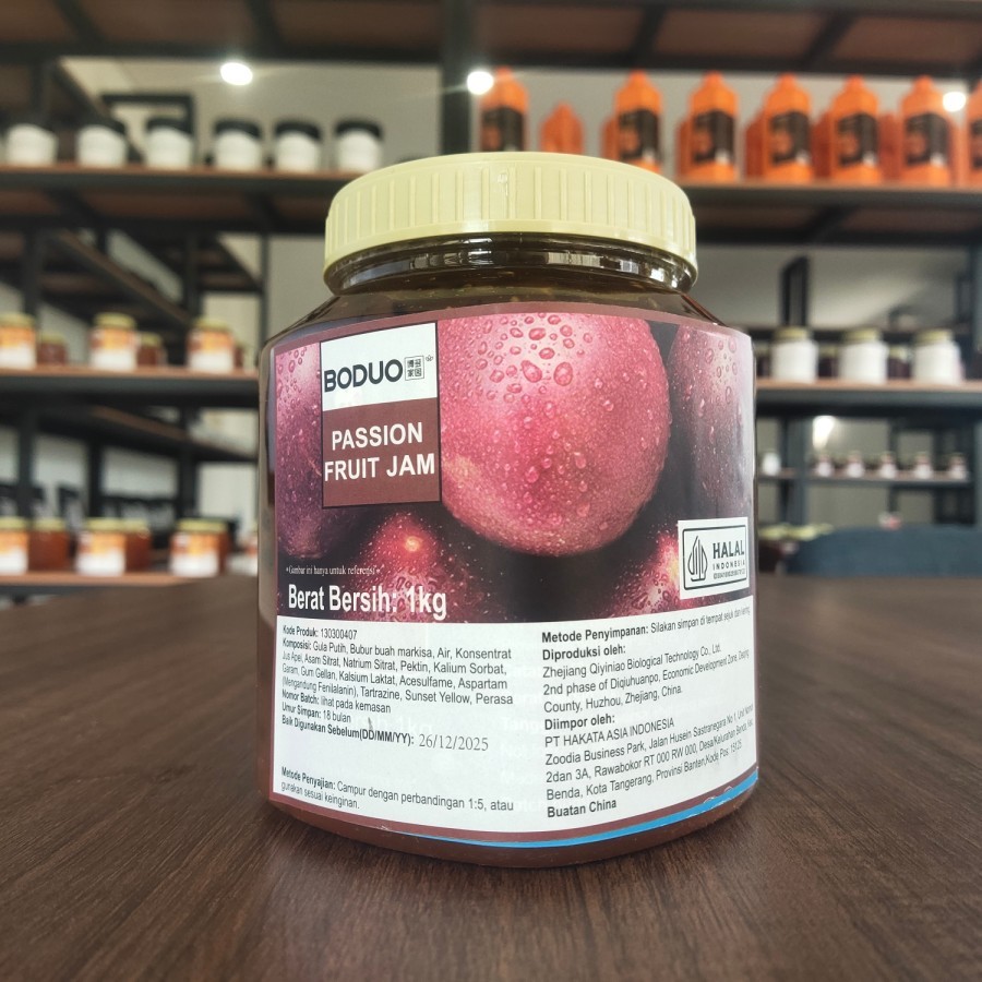 

Xinsheng Premium Boduo Passion Flavored Jam - Markisa Selai 1kg