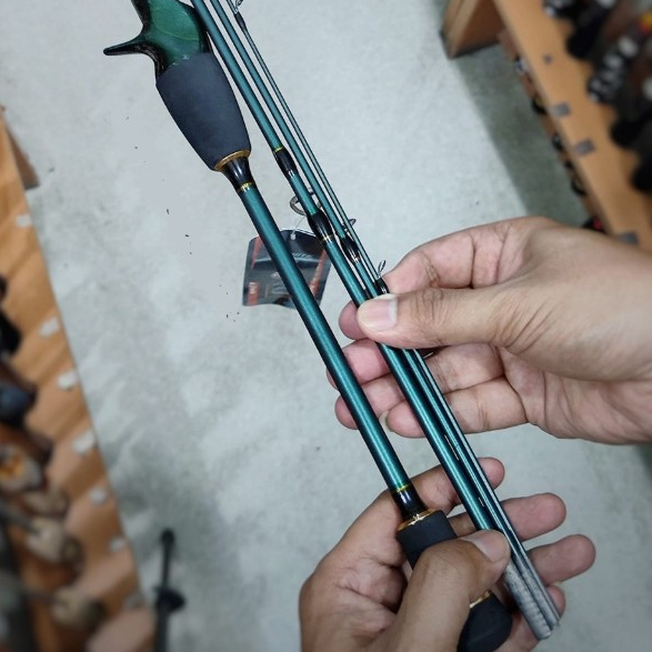 Joran Travel Rod Elito MEGA TROUT Ring Fuji 604 654 Baitcasting