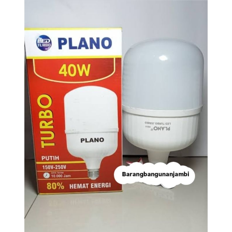 Lampu LED Turbo 40 Watt Plano / Lampu Plano LED 40W