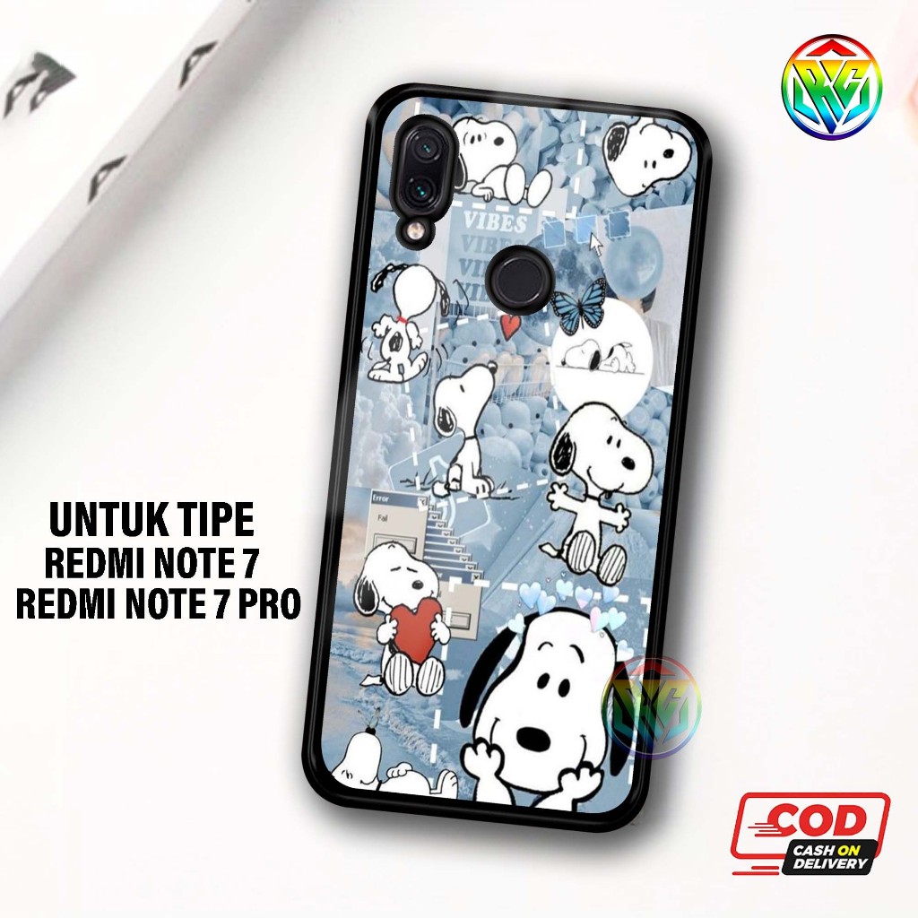 Real Case Xiomi Redmi NOTE 7/NOTE 7 PRO Terbaru Case kilau - New Case Glossy casing Hp Xiomi Redmi N