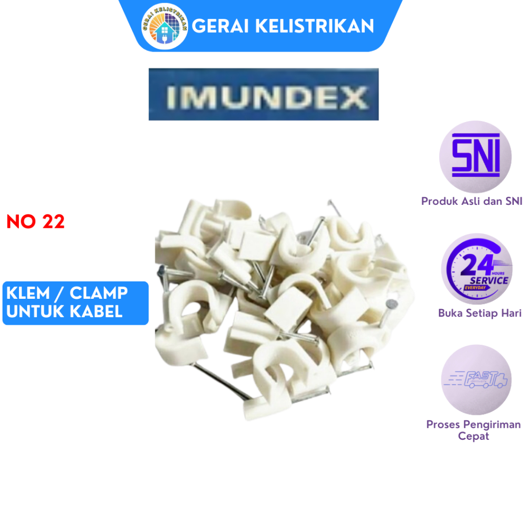 IMUNDEX KLEM NO 22 - UKURAN 22