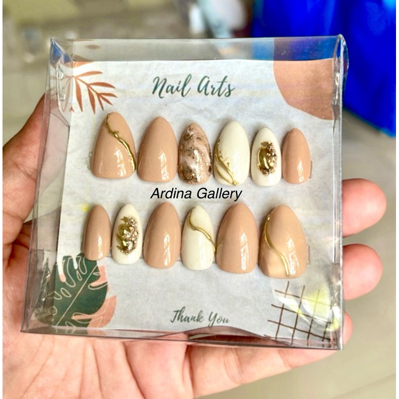 ALAS NAIL ART//BOX MIKA WADAH KUKU PALSU//KERTAS ALAS CARD KUKU PALSU