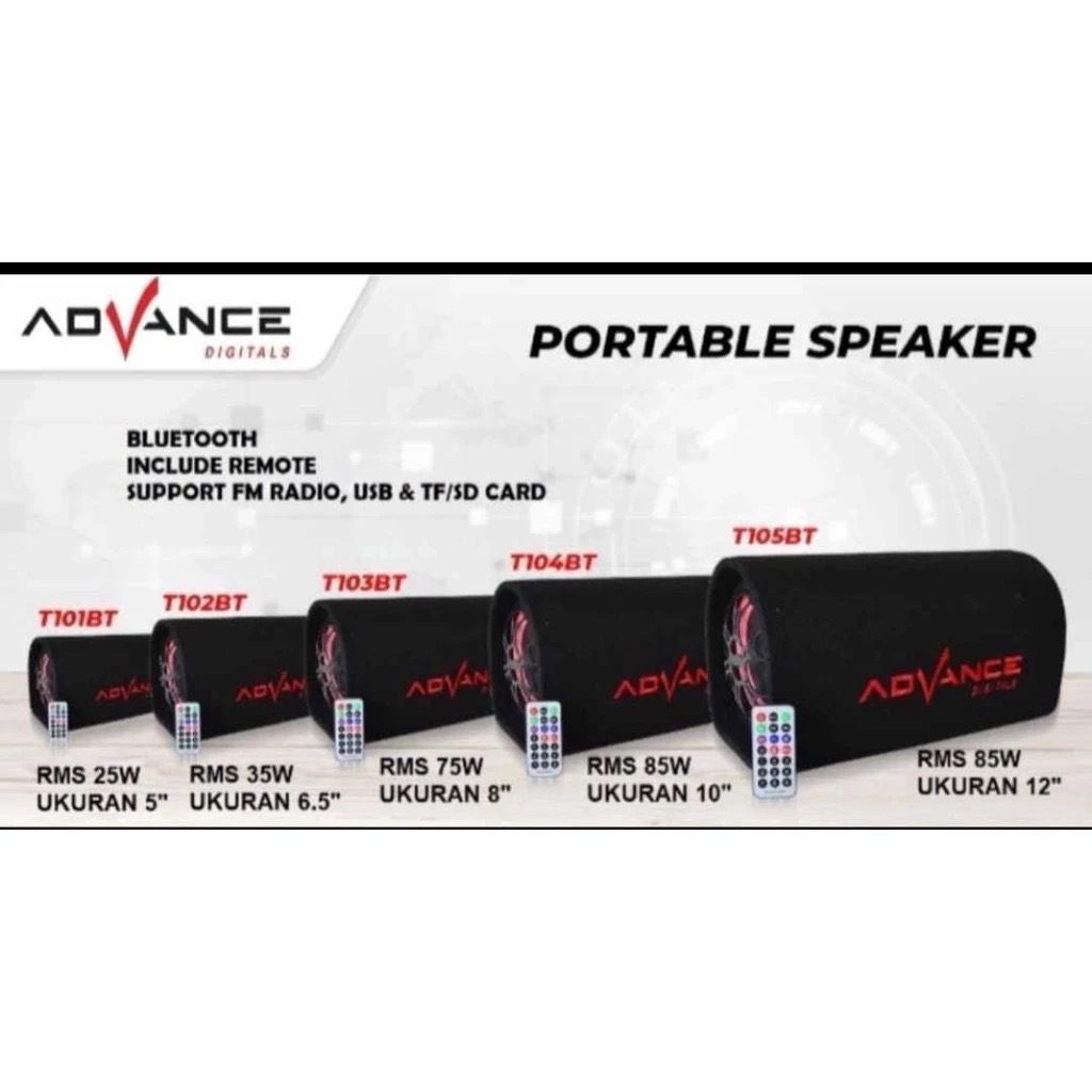 Speaker Advance T-101BT / T-102BT / T-103BT