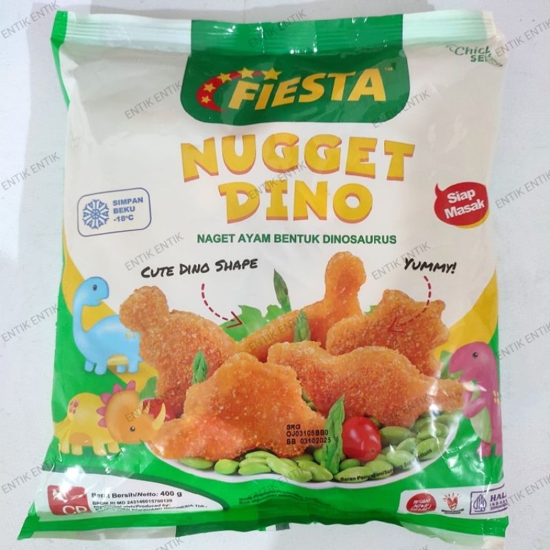 

Fiesta Nugget Ayam Dino 400gr [ Kemasan Terbaru ]