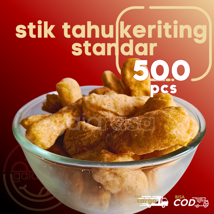 

Cuanki Tahu Stick Keriting Standar 500pcs – Toping Baso Aci & Seblak by Gaiarasa