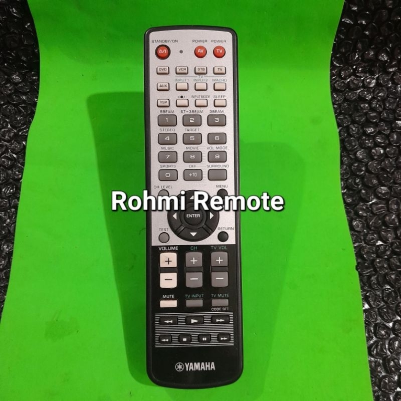 REMOTE REMOT AUDIO AV SOUNDBAR SPEAKER YAMAHA WF72990 ORIGINAL ASLI