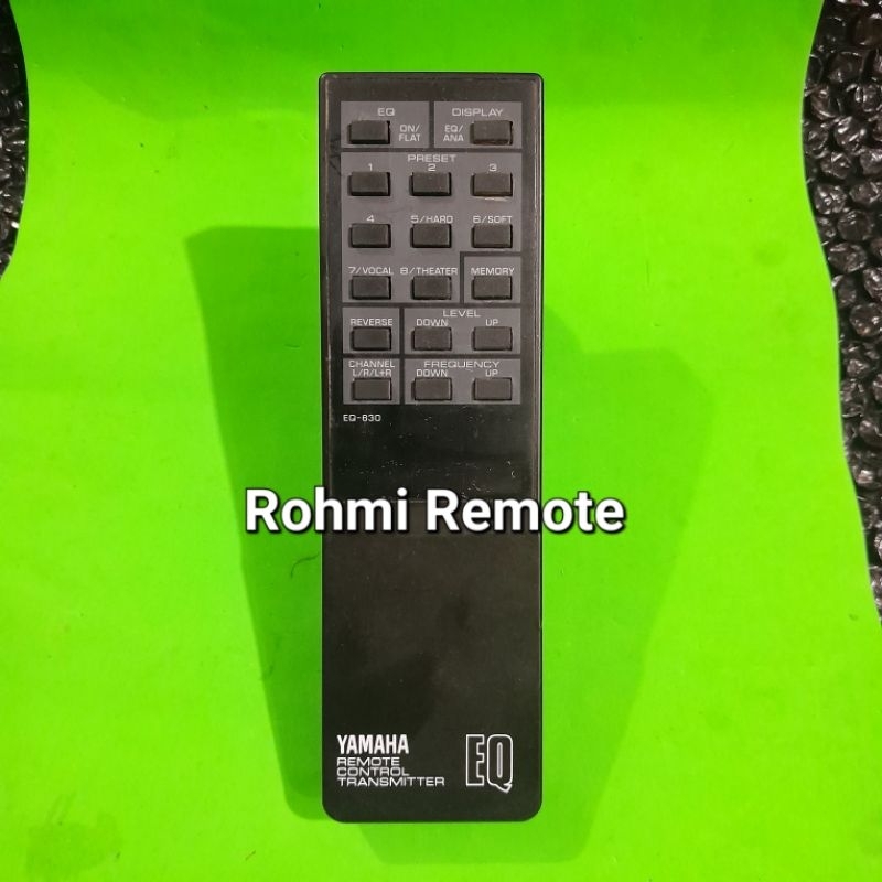 REMOTE REMOT YAMAHA TRANSMITTER EQ DISPLAY EQ-830 ORIGINAL ASLI