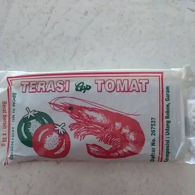 

TERASI UDANG CAP TOMAT ISI 4