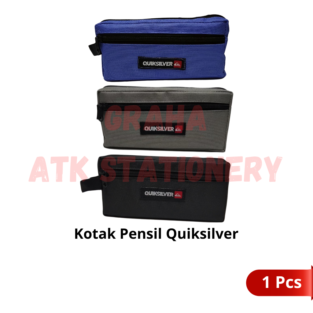 

Kotak Pensil Quiksilver / Tempat Pensil / Pencil Case Quiksilver