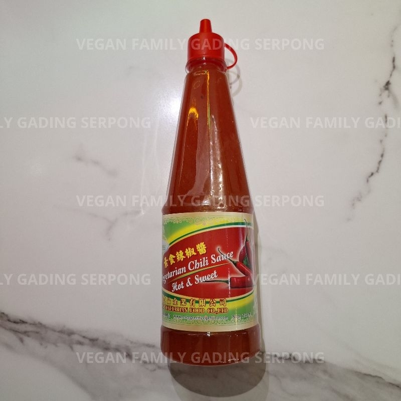 

Vegetarian Chili Sauce Hot & Spicy 250ml - Saos Vegan Vegetarian - Saos Asem & Manis