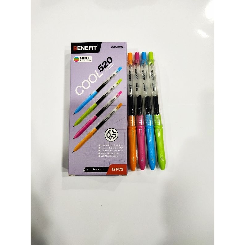 

Gel Pen Benefit Cool GP-520 0.5mm Super Fine