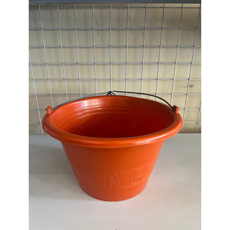 Ember Cor Orange Anti Pecah Kuat / Ember Kecil / Ember Aduk Semen