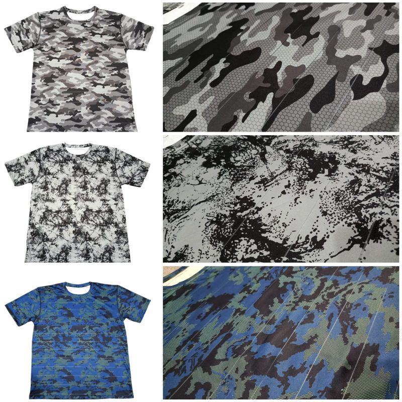 Baju Kaos Jersey Full Printing Motif Loreng Training Gym Fitness Running Jogging Sepakbola Futsal Ba