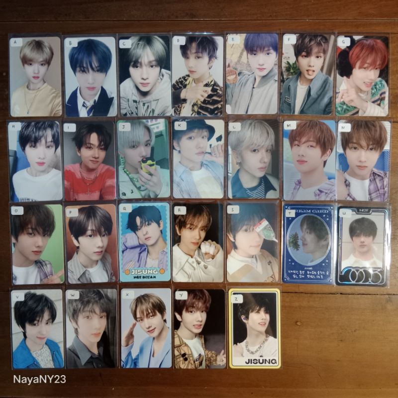 Photocard JISUNG NCT DREAM Official (Ccomaz QR ISTJ crazy boring hot sauce pink christmas ld agit be