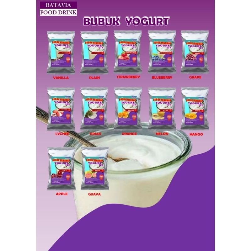 

BUBUK ES YOGURT 500GRAM / BUBUK YOGURT/YOGURT POWDER/BUBUK YOGURT PLAIN/YOGURT