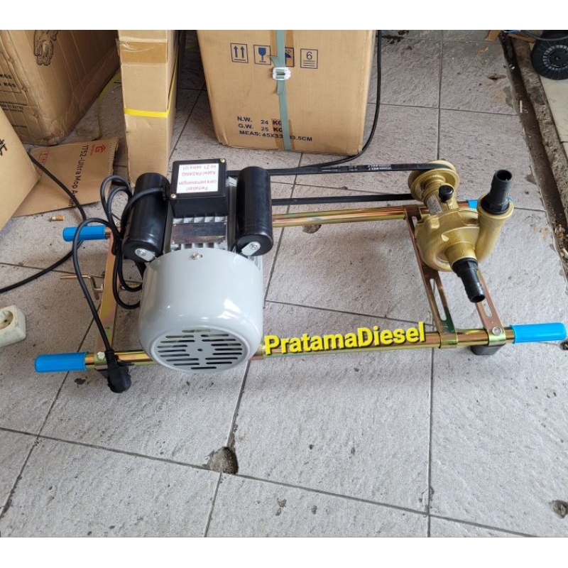 Mesin Sirkulasi Irigasi Air 1inch Dinamo Listrik Siap pakai