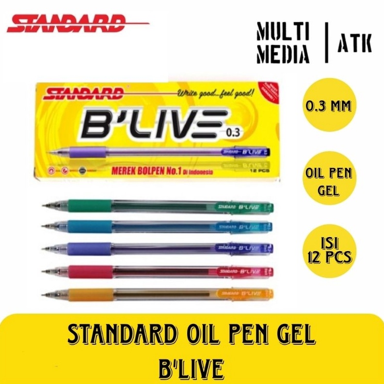 

KODE T34C PULPEN STANDARD BLIVE PEN STANDARD BLIVE 1 PAK