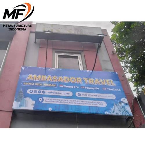 Billboard Spanduk Reklame Banner Custom uk 2,4x1,2
