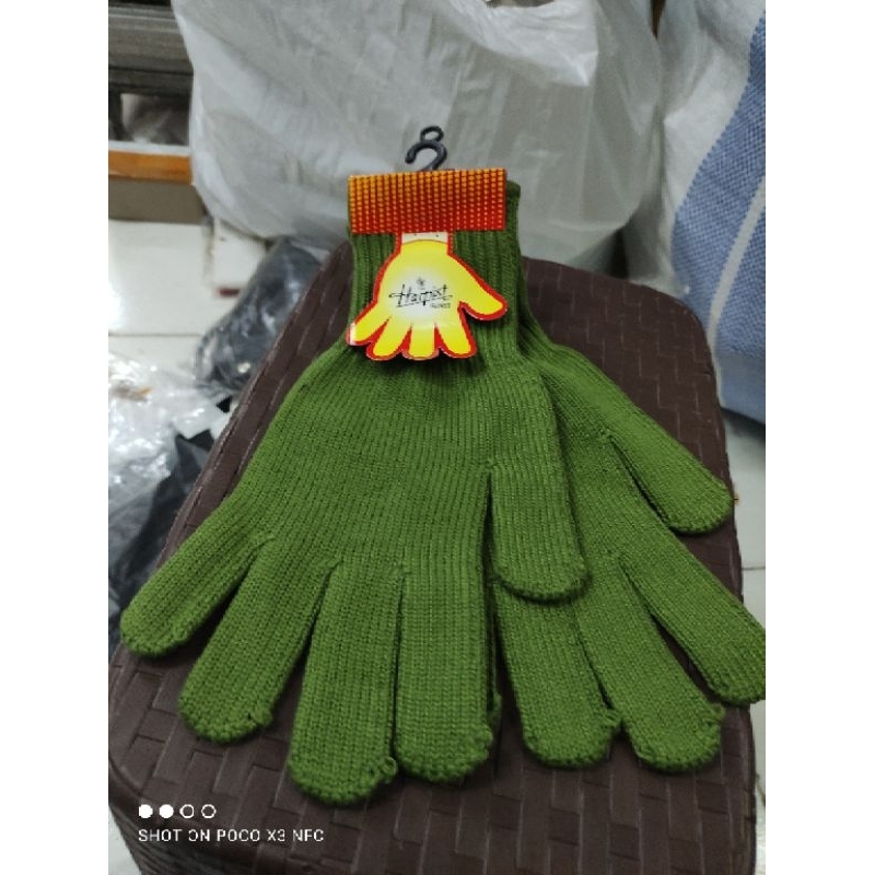 sarung tangan hijau ARMY