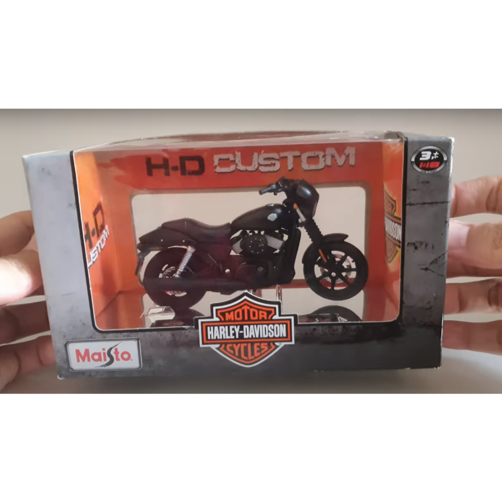 Maisto Harley Davidson 2015 Street 750 ( Diecast Motor Gede, Moge, HD Custom, 1/18)