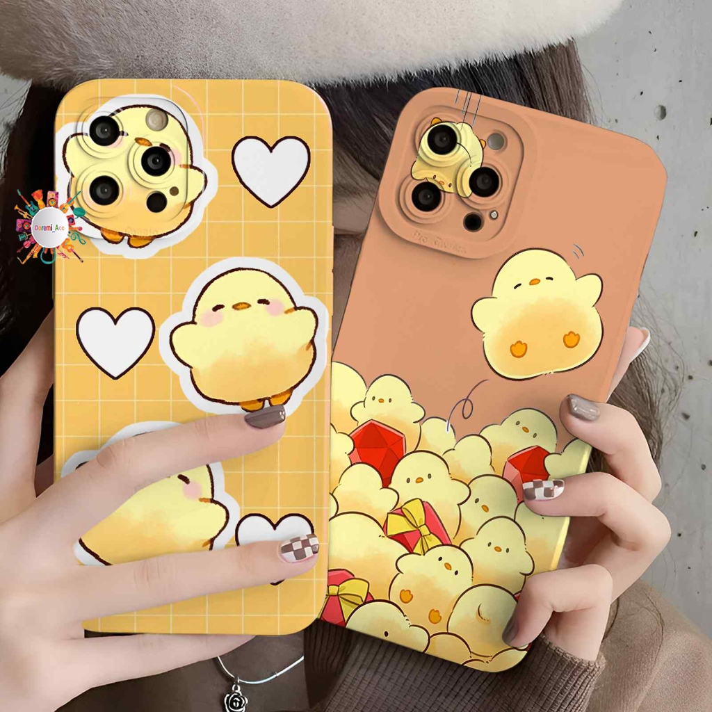 DR12258 SOFTCASE CASE CASING PROCAMERA CUSTOM LITTLE CHICKEN UNTUK X XR A03S A03 A04 A15S A16 A16K A