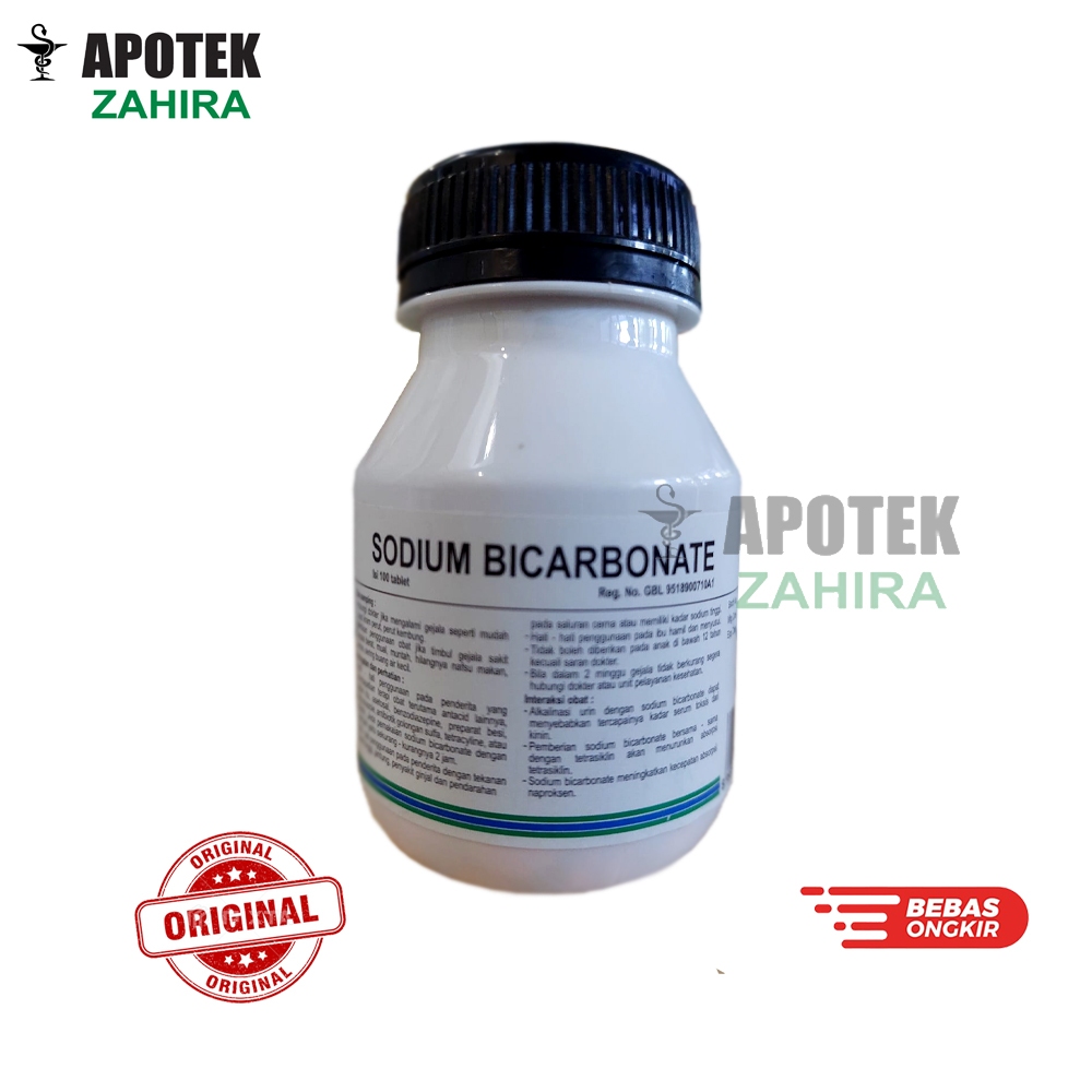 Natrium Bikarbonat | Sodium Bicarbonate isi 100 Tablet