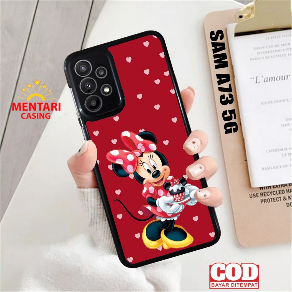 Case Samsung A73 5G Minnie Terbaru Casing Samsung A73 5G Terlaris Hardcase Softcase Premium Glosy