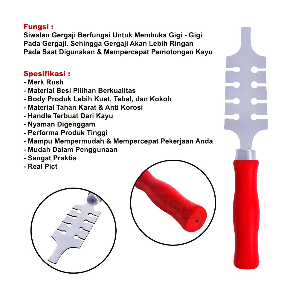 Siwalan Alat Penyetel Gergaji Pembuka Mata Gergaji Bukaan Kikir