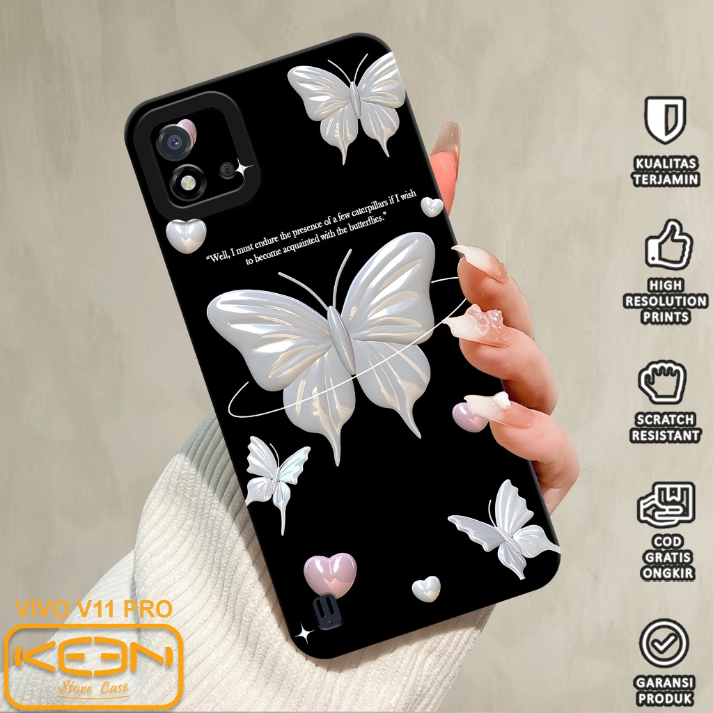 Case Realme C11 2021 - Softcase Realme C11 2021 Motif Butterfly - Casing Hp Realme C11 2021 - Case H