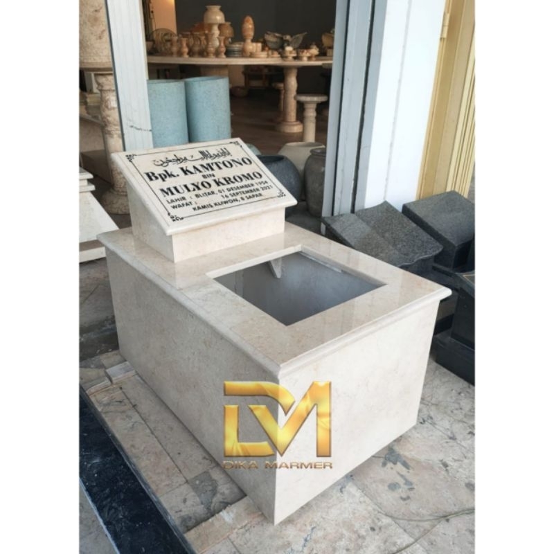 Kijing Makam Anak / Bayi Marmer Putih