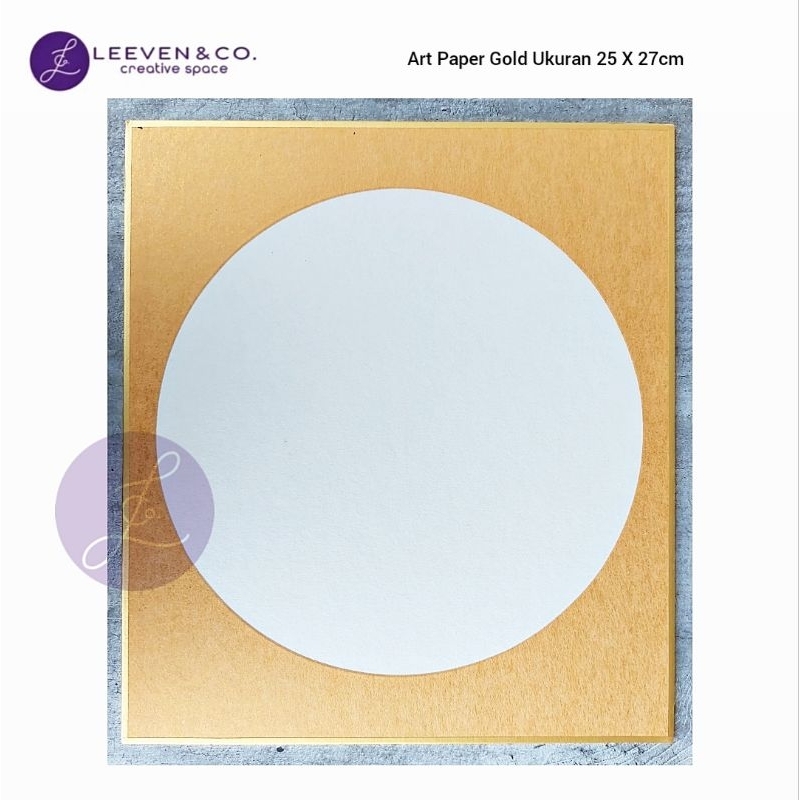 

CHINESE PAINTING PAPER / CHINESE CALLIGRAPHY PAPER / ART PAPER GOLD FRAME TYPE 2527 UKURAN 25 X 27CM