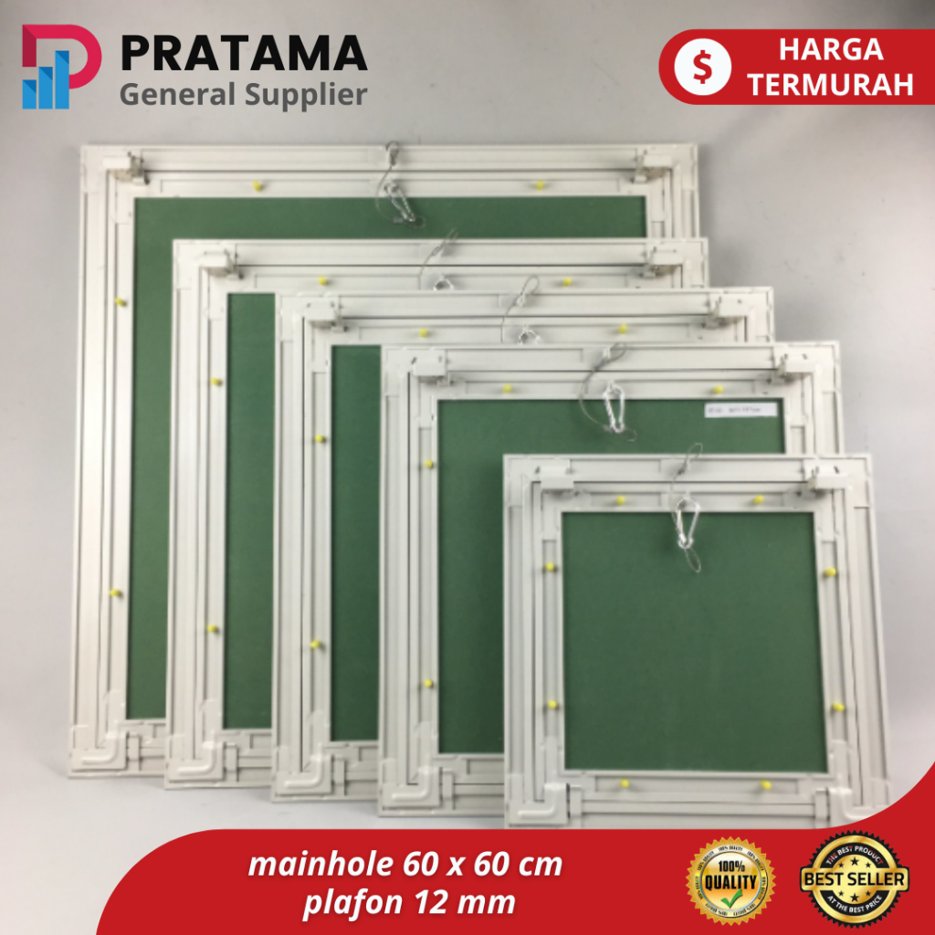 mainhole 60 x 60 cm / manhole lubang plafon / gypsum plafon 12 mm